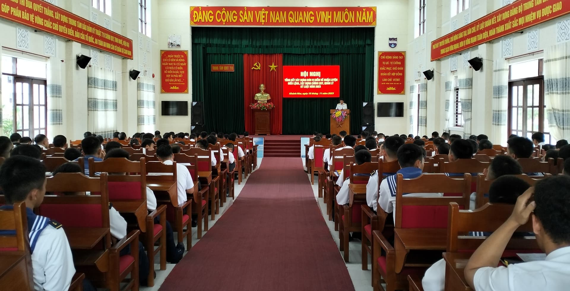 Trung tâm Bảo đảm kỹ thuật 719 tổng kết xây dựng đơn vị điểm về huấn luyện điều lệnh, xây dựng chính quy, quản lý kỷ luật