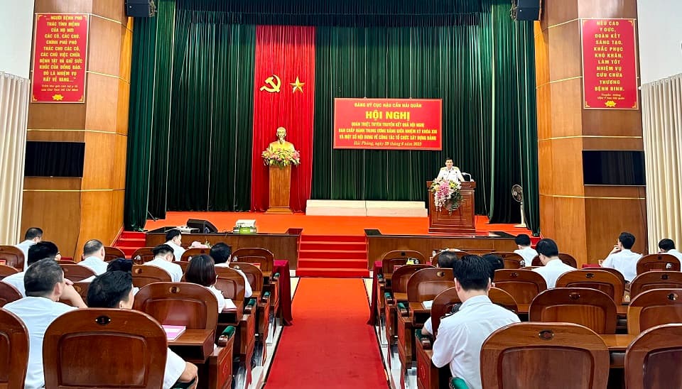 Cục Hậu cần: Quán triệt, tuyên truyền kết quả Hội nghị Ban Chấp hành Trung ương Đảng giữa nhiệm kỳ