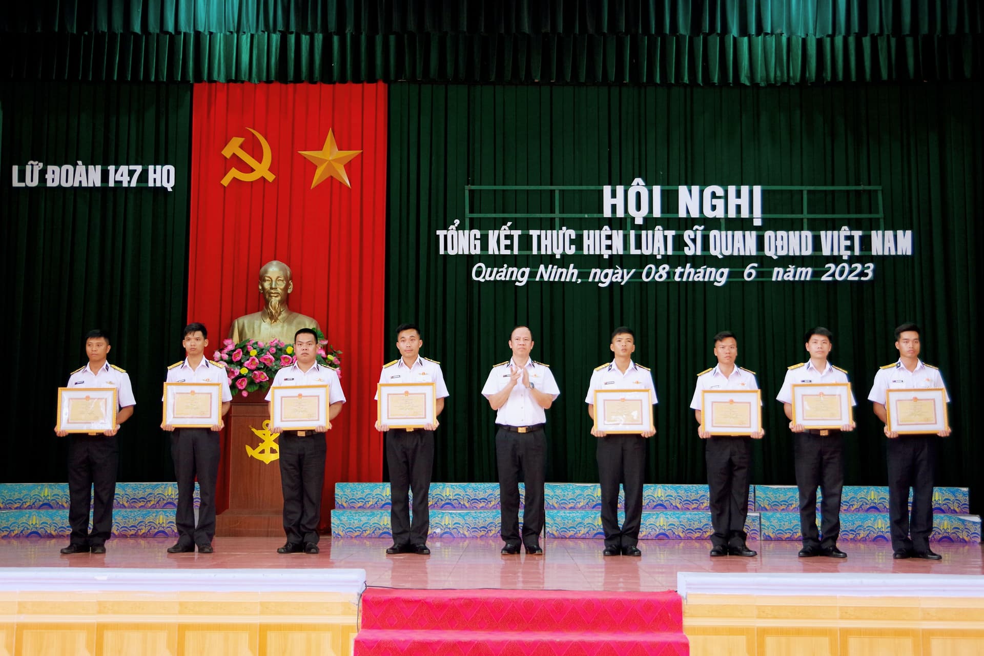 Lữ đoàn 147: Tổng kết thực hiện Luật Sĩ quan Quân đội nhân dân Việt Nam