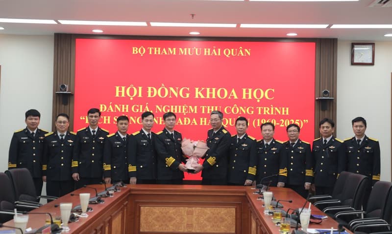 Nghiệm thu công trình Lịch sử ngành Ra đa Hải quân (1960-2025)