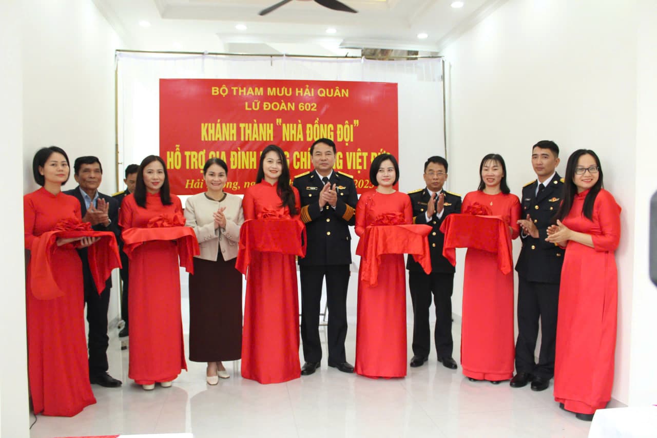 Lữ đoàn 602 khánh thành nhà đồng đội