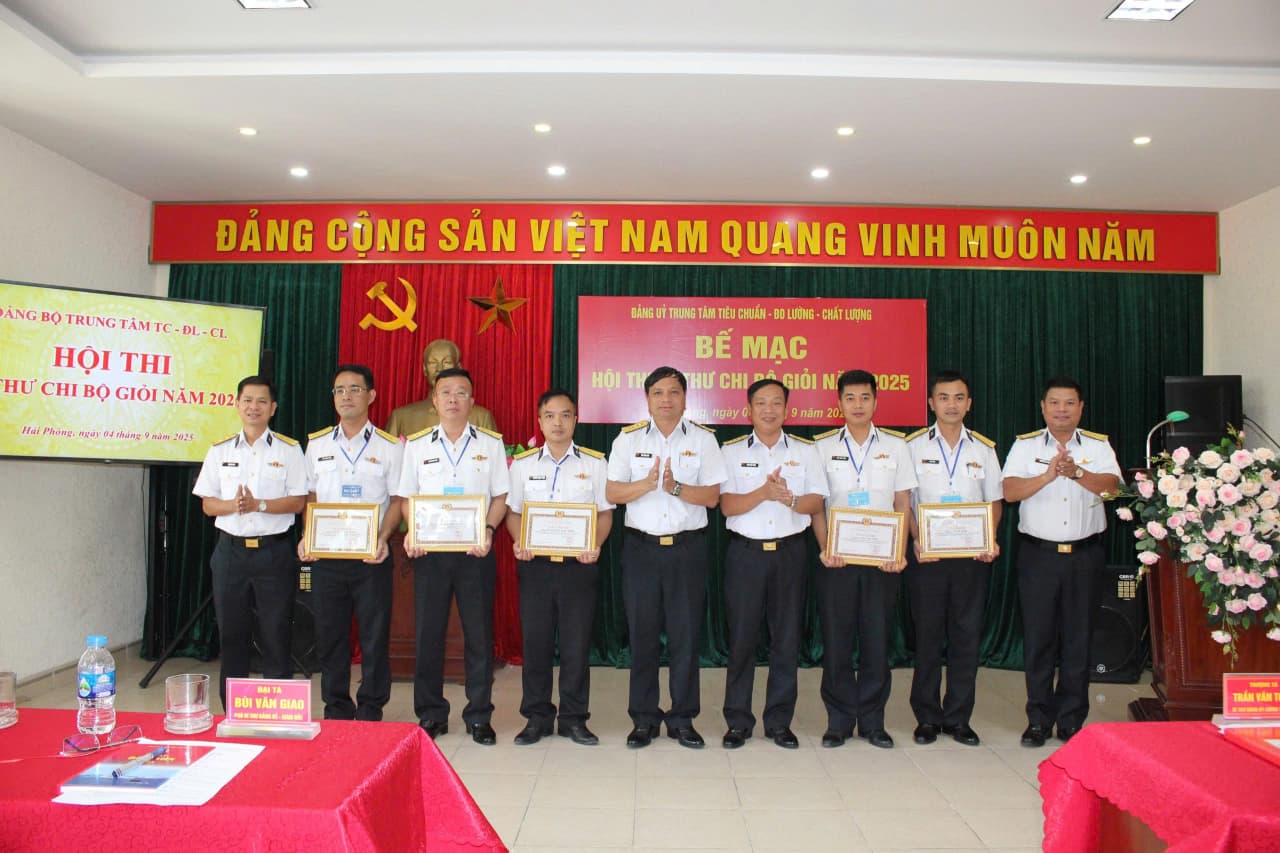 Trung tâm Tiêu chuẩn - Đo lường - Chất lượng: Hội thi bí thư chi bộ giỏi năm 2025