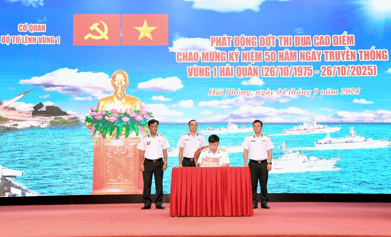 Phát động thi đua chào mừng kỷ niệm 50 năm Ngày truyền thống Vùng 1