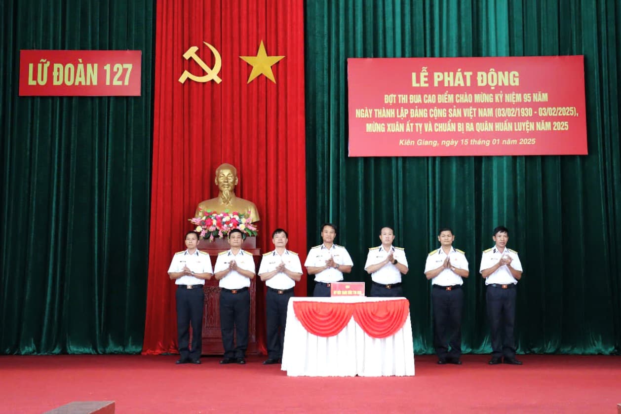 Lữ đoàn 127 phát động thi đua cao điểm