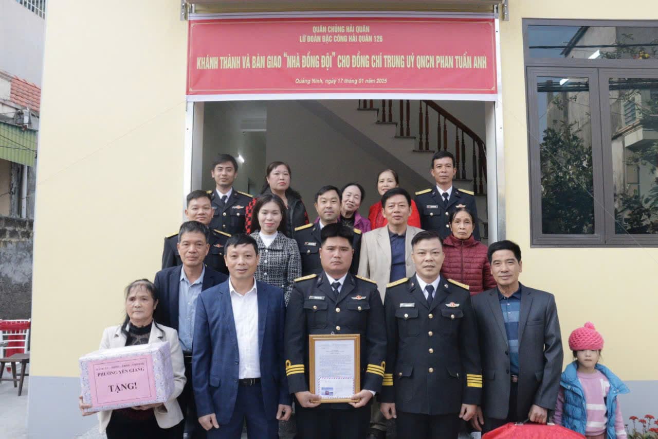 Lữ đoàn 126 khánh thành, bàn giao nhà đồng đội tại Quảng Ninh