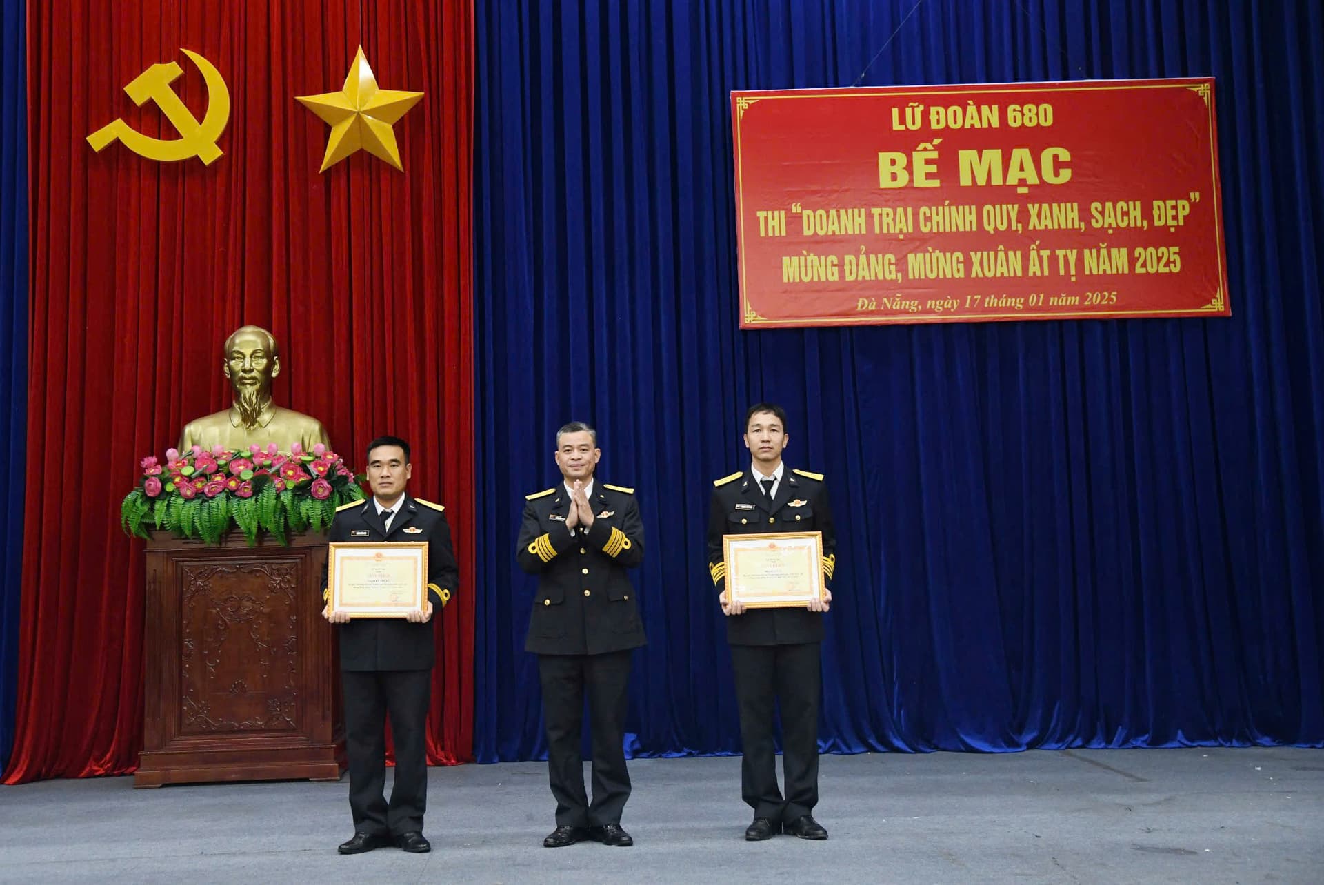 Lữ đoàn 680 tổ chức thi “doanh trại chính quy, xanh, sạch, đẹp”