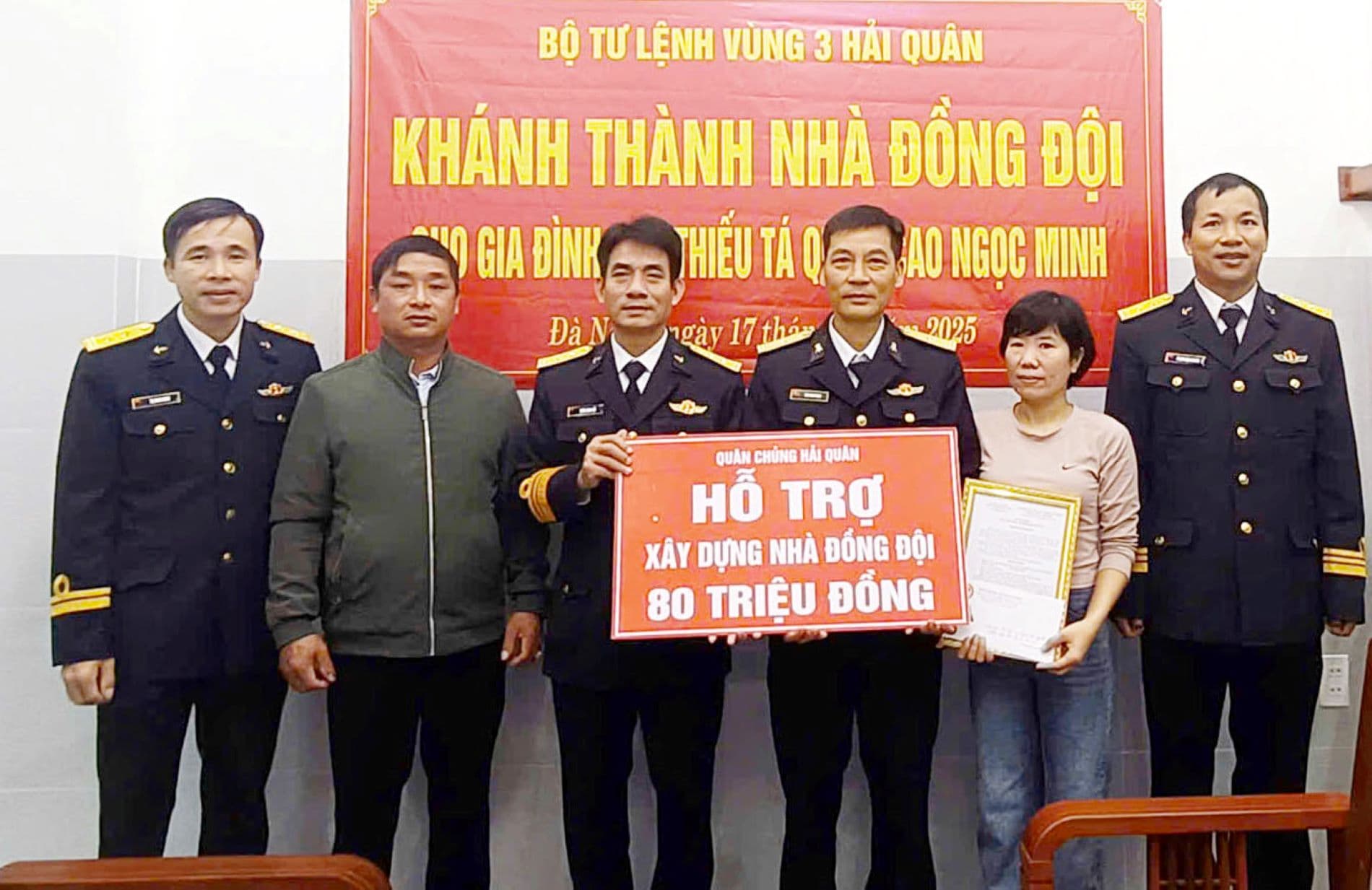 Vùng 3: Khánh thành, bàn giao nhà đồng đội tặng quân nhân