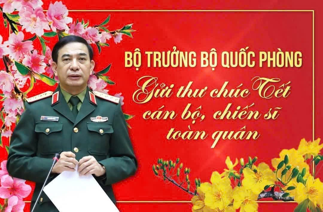 Đại tướng Phan Văn Giang gửi thư chúc tết cán bộ, chiến sĩ toàn quân