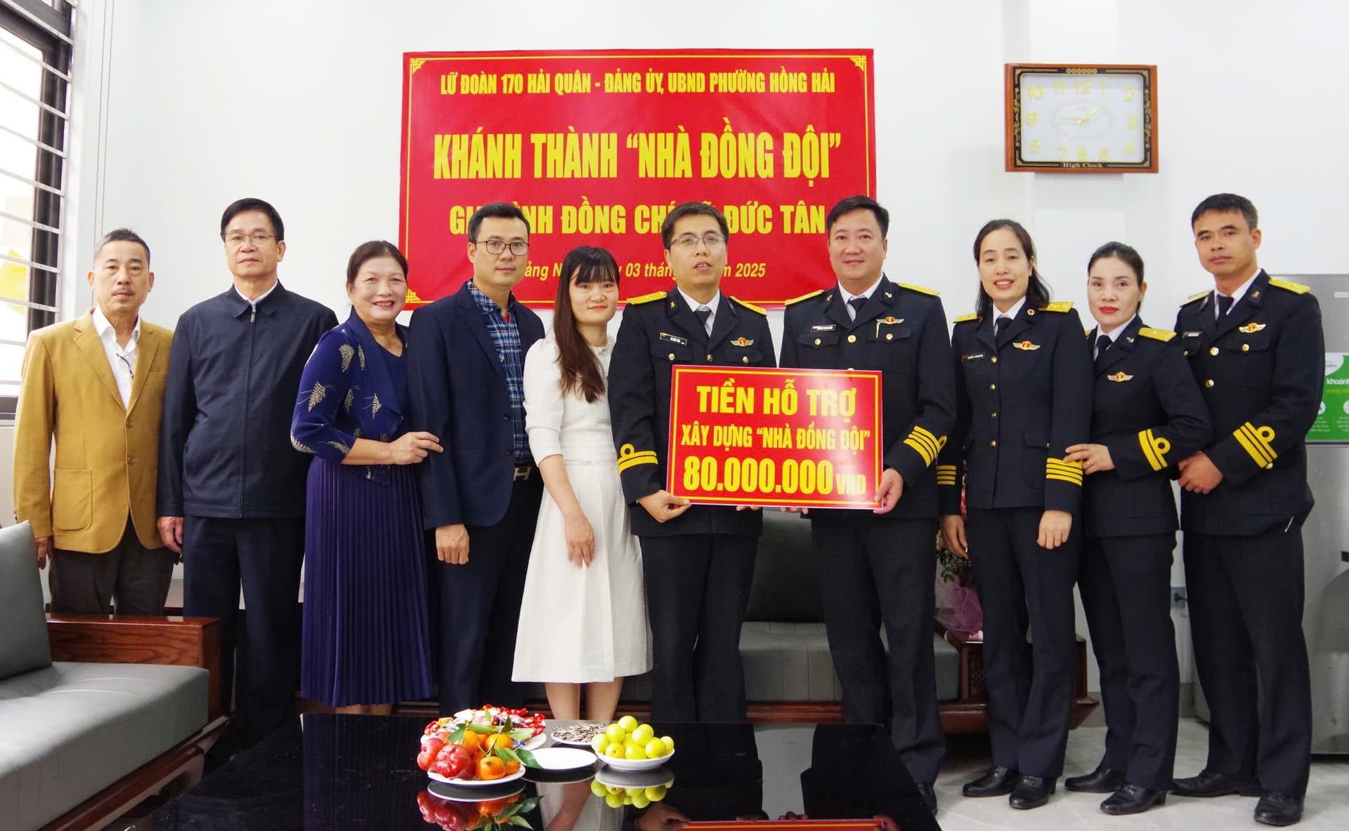 Lữ đoàn 170 khánh thành nhà đồng đội tặng quân nhân có hoàn cảnh khó khăn