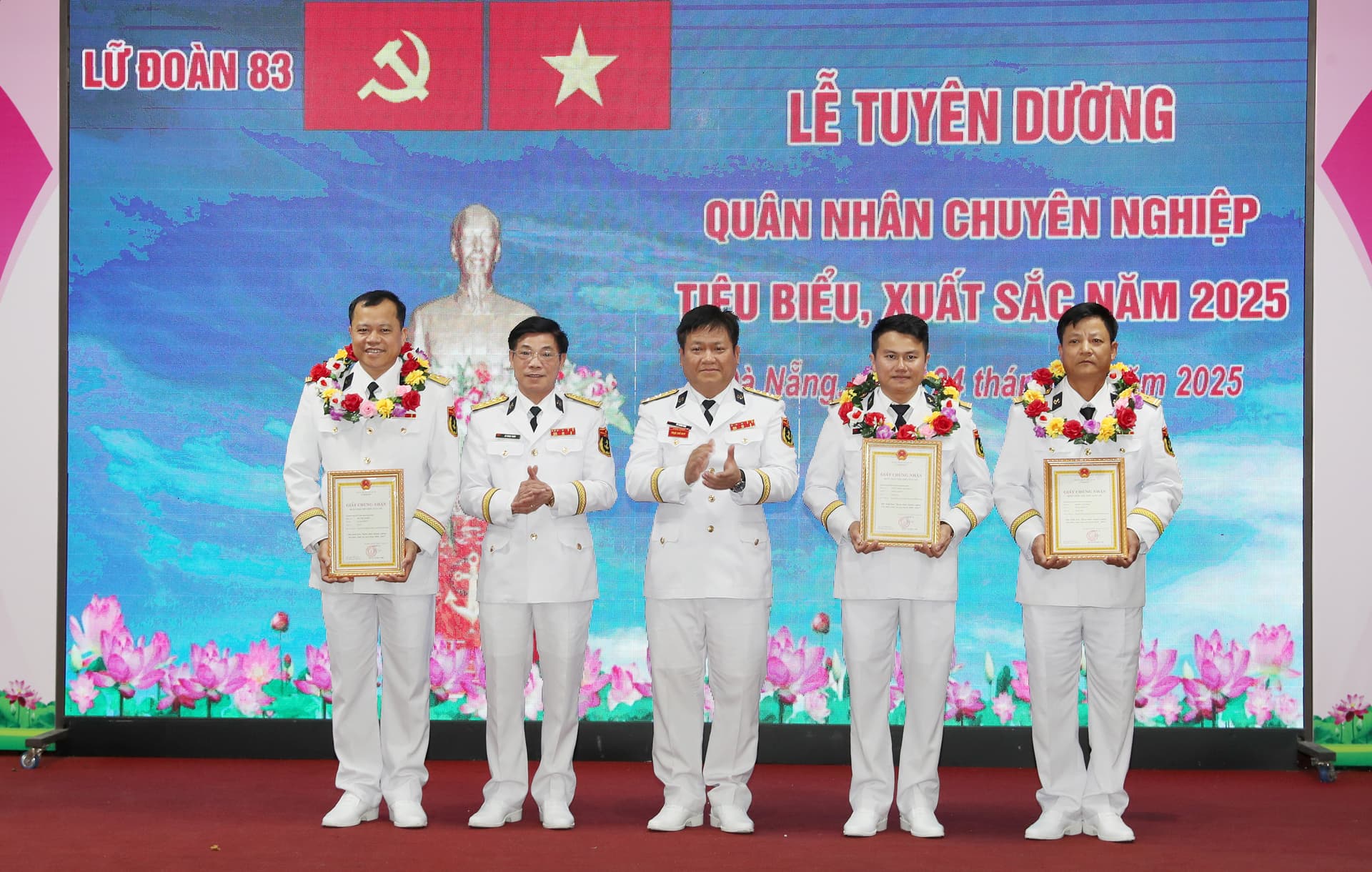 Lữ đoàn 83 tuyên dương quân nhân chuyên nghiệp tiêu biểu, xuất sắc