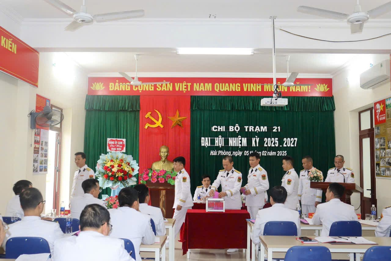 Đảng bộ Trung tâm 47 chỉ đạo Chi bộ Trạm 21 đại hội làm trước