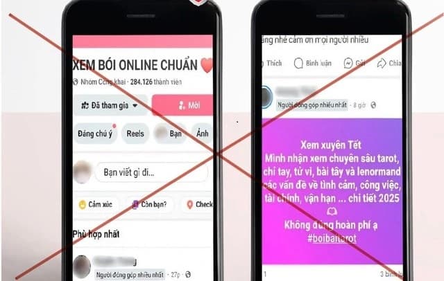 Cảnh giác với chiêu trò lừa đảo xem bói, giải hạn online đầu năm mới