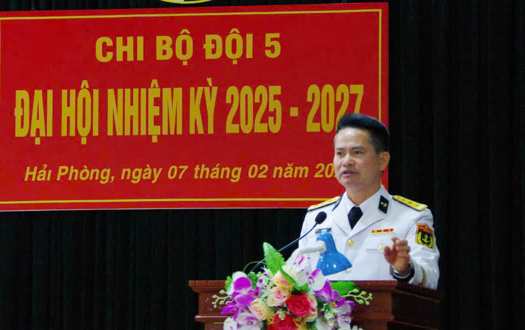 Đảng uỷ Đoàn Đo đạc biên vẽ hải đồ và nghiên cứu biển chỉ đạo đại hội chi bộ làm trước