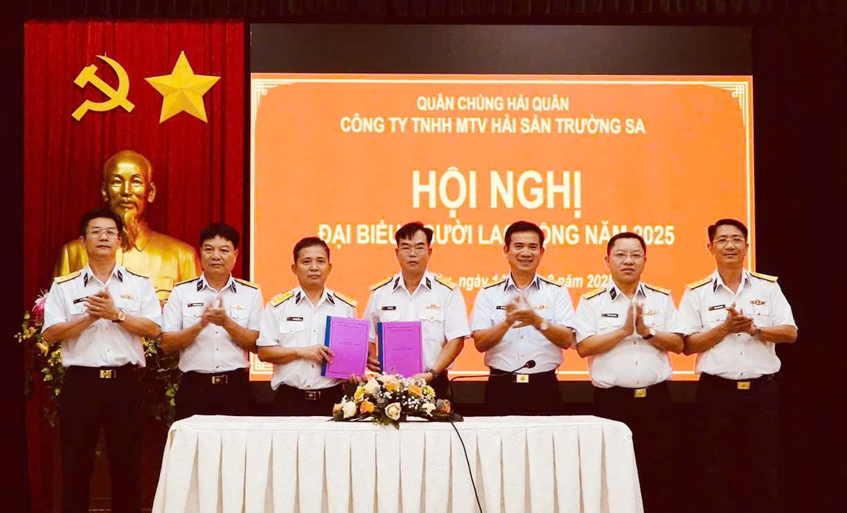 Công ty TNHH MTV Hải sản Trường Sa: Hội nghị đại biểu người lao động năm 2025