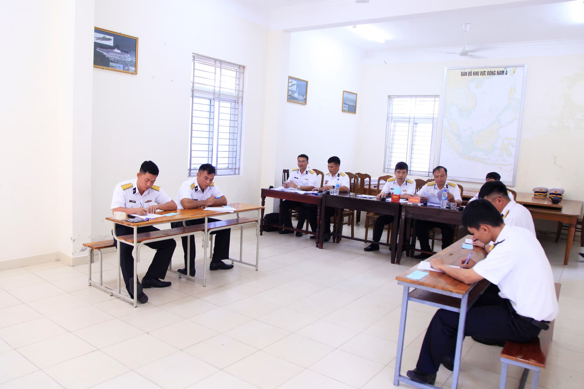 Lữ đoàn 162 kiểm tra đảm nhiệm chức trách phó thuyền trưởng