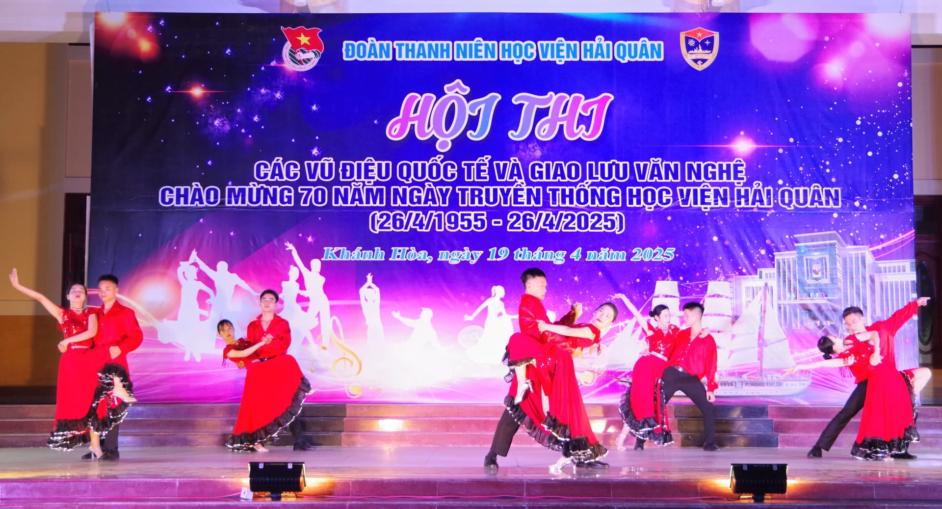 Học viện Hải quân tổ chức hội thi các vũ điệu quốc tế