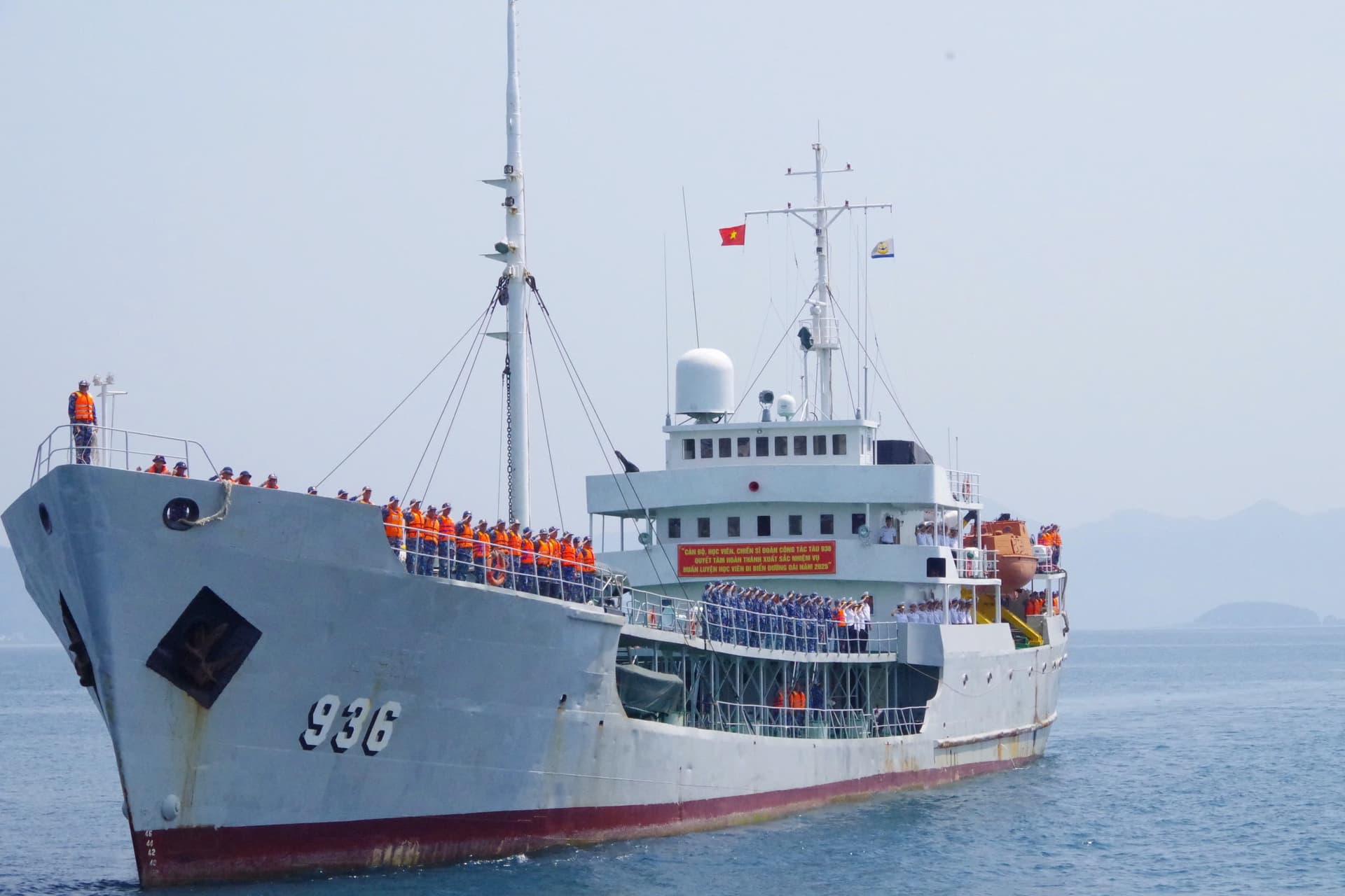 Học viện Hải quân: Tàu 936 hoàn thành tốt nhiệm vụ huấn luyện đi biển đường dài