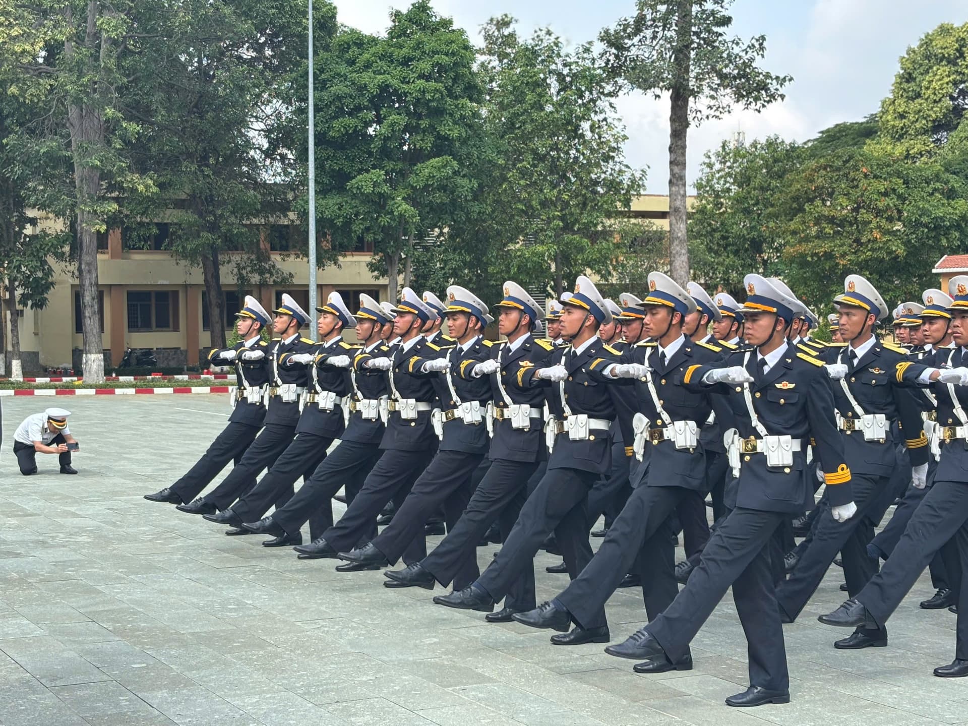 Lực lượng Hải quân quyết tâm hoàn thành xuất sắc nhiệm vụ trong lễ diễu binh, diễu hành
