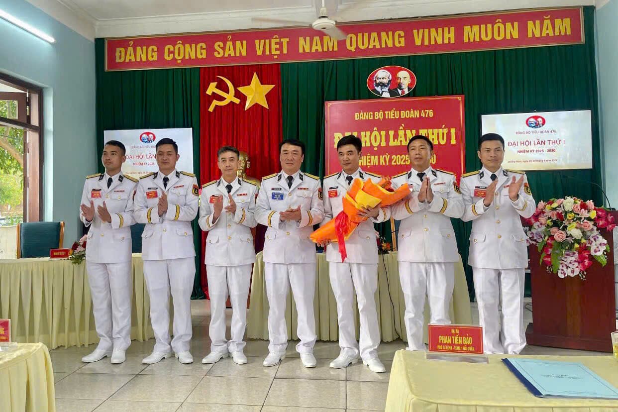 Đảng bộ Tiểu đoàn 476: Đại hội nhiệm kỳ 2025-2030