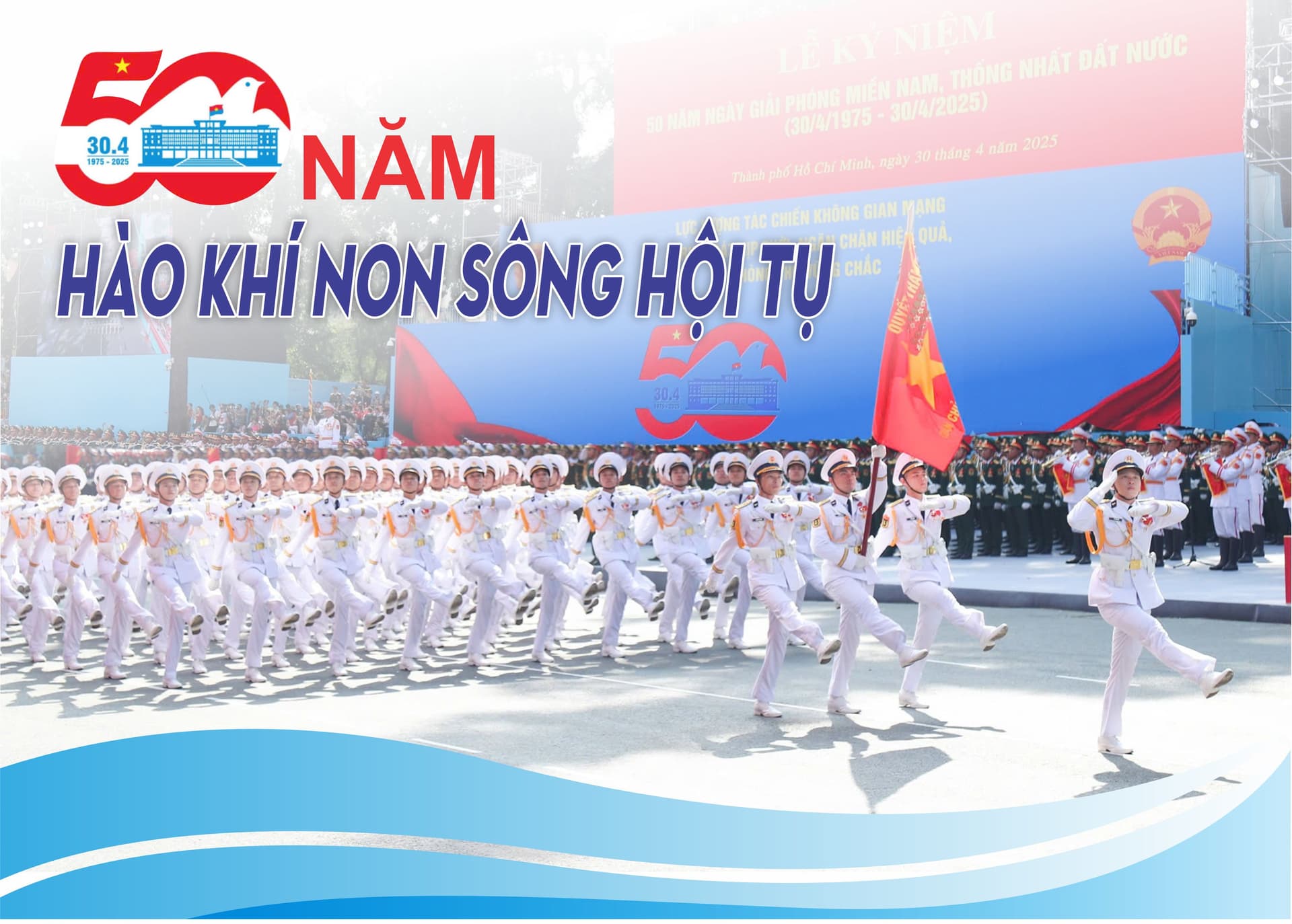 50 năm hào khí non sông hội tụ trong lễ diễu binh, diễu hành 30/4/2025