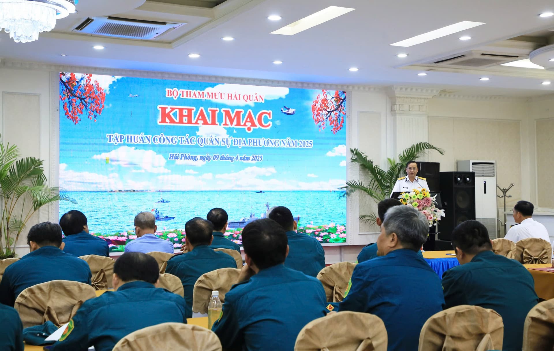 Tập huấn công tác quân sự địa phương năm 2025