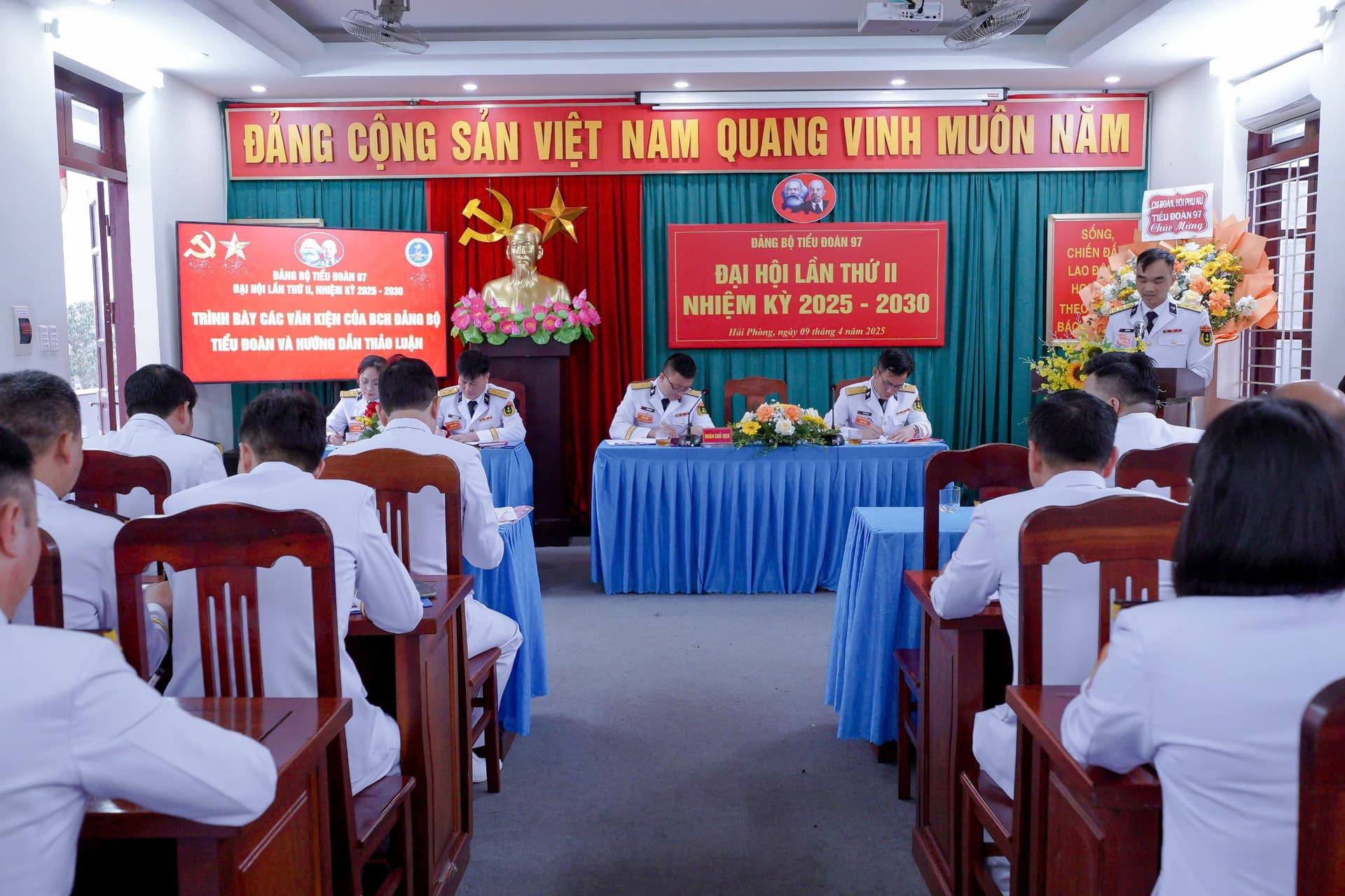 Đại hội Đảng bộ Tiểu đoàn 97 nhiệm kỳ 2025-2030