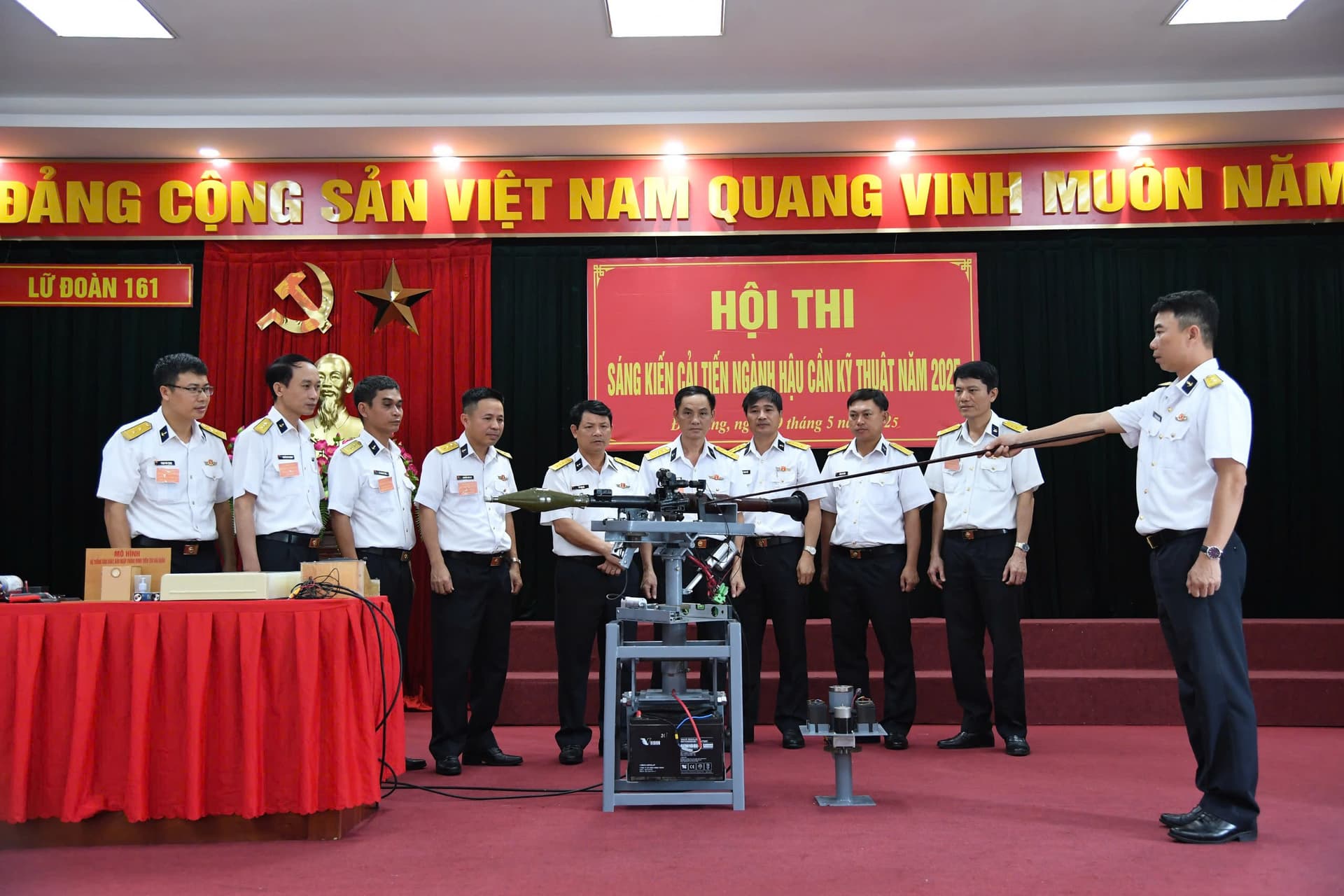 Lữ đoàn 161: Hội thi sáng kiến, cải tiến ngành hậu cần - kỹ thuật năm 2025