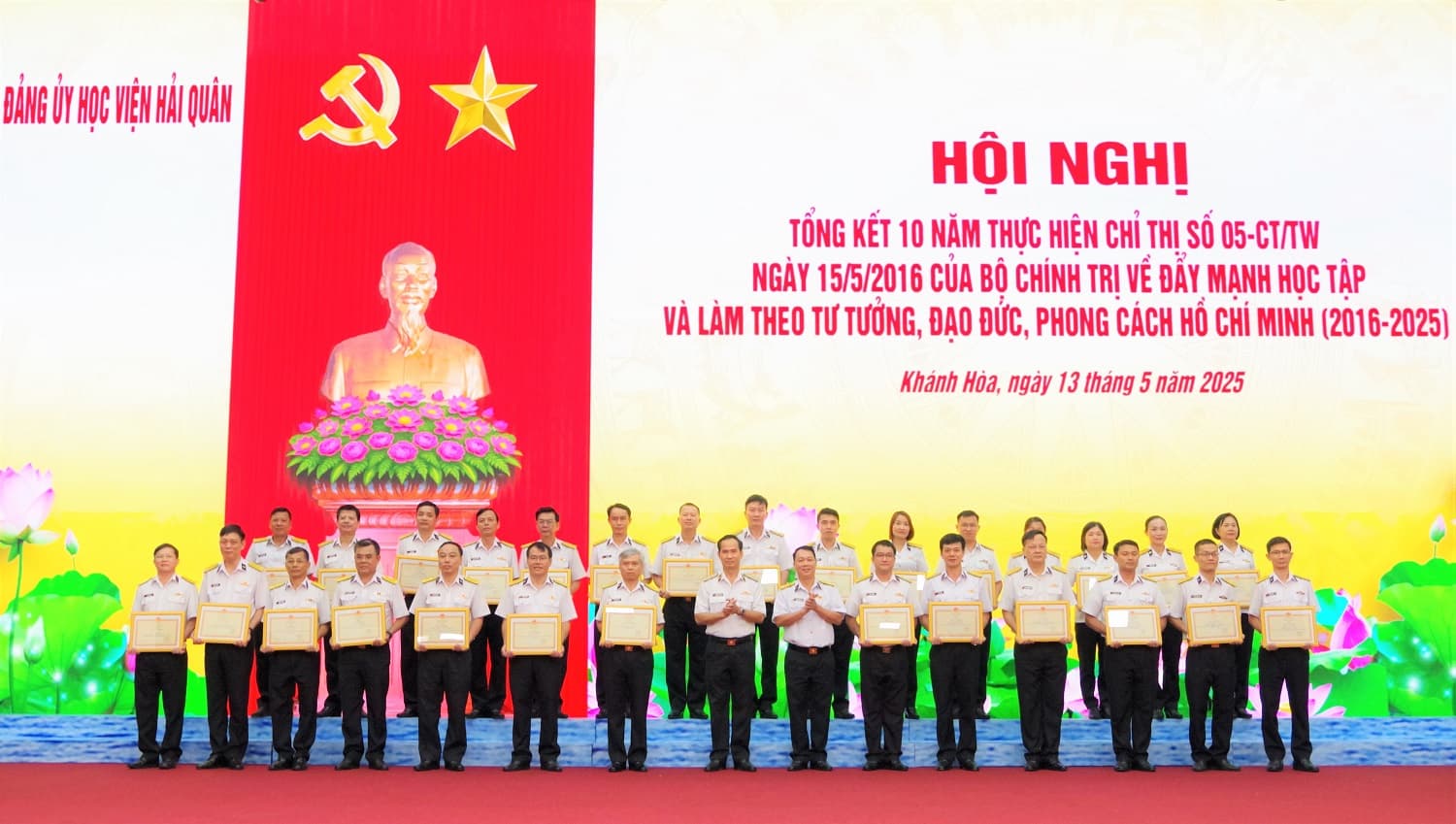 Học viện Hải quân: Tổng kết 10 năm thực hiện Chỉ thị 05 của Bộ Chính trị