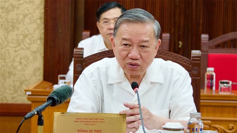 Tổng Bí thư Tô Lâm: Lấy ý kiến nhân dân về nội dung sửa đổi, bổ sung Hiến pháp năm 2013 đảm bảo đúng tiến độ để trình Quốc hội