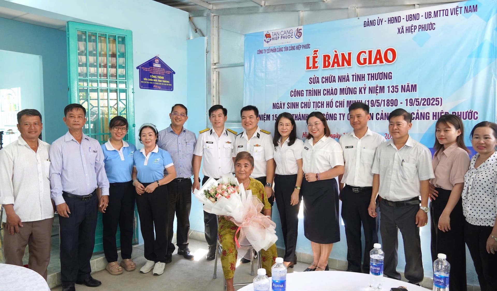 Công ty Cổ phần Cảng Tân cảng Hiệp Phước bàn giao nhà tình thương