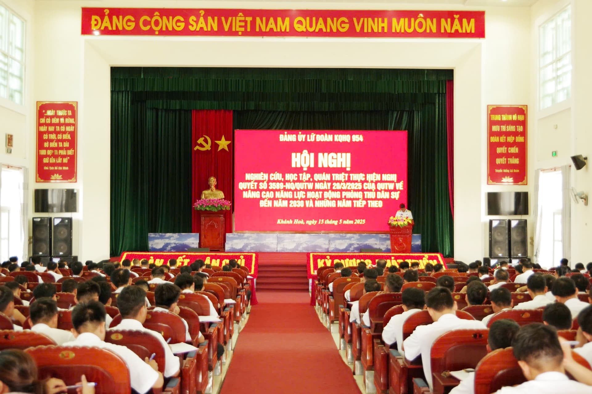 Lữ đoàn 954 quán triệt, học tập Nghị quyết 3589 của Quân ủy Trung ương