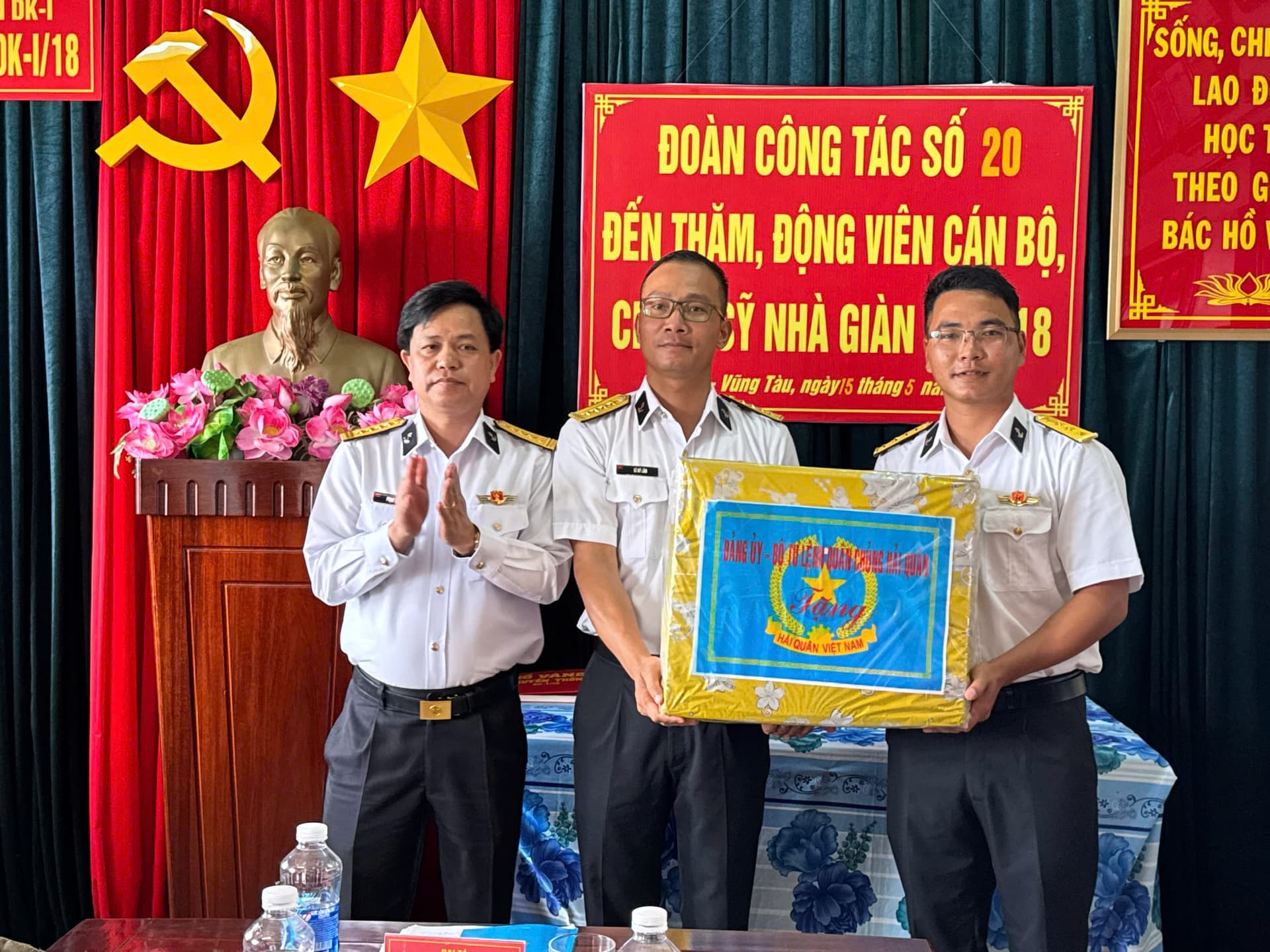 Đoàn công tác số 20 kết thúc tốt đẹp chuyến công tác đến Trường Sa và Nhà giàn DK1