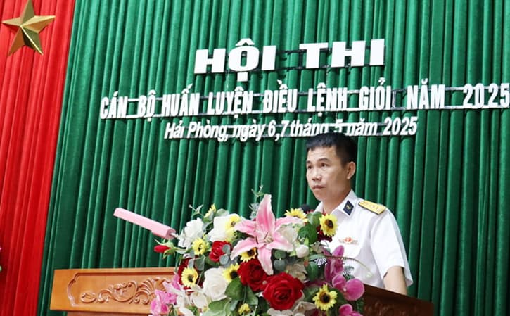 Trung tâm 47: Hội thi cán bộ huấn luyện điều lệnh giỏi năm 2025