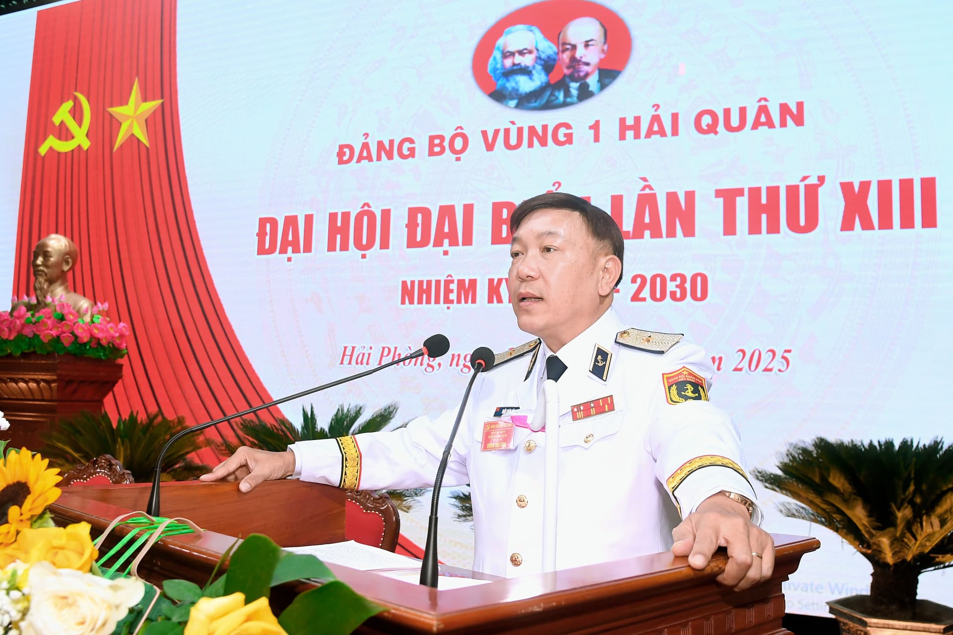 Đại hội đại biểu Đảng bộ Vùng 1 Hải quân lần thứ XIII, nhiệm kỳ 2025-2030 tiến hành phiên trù bị