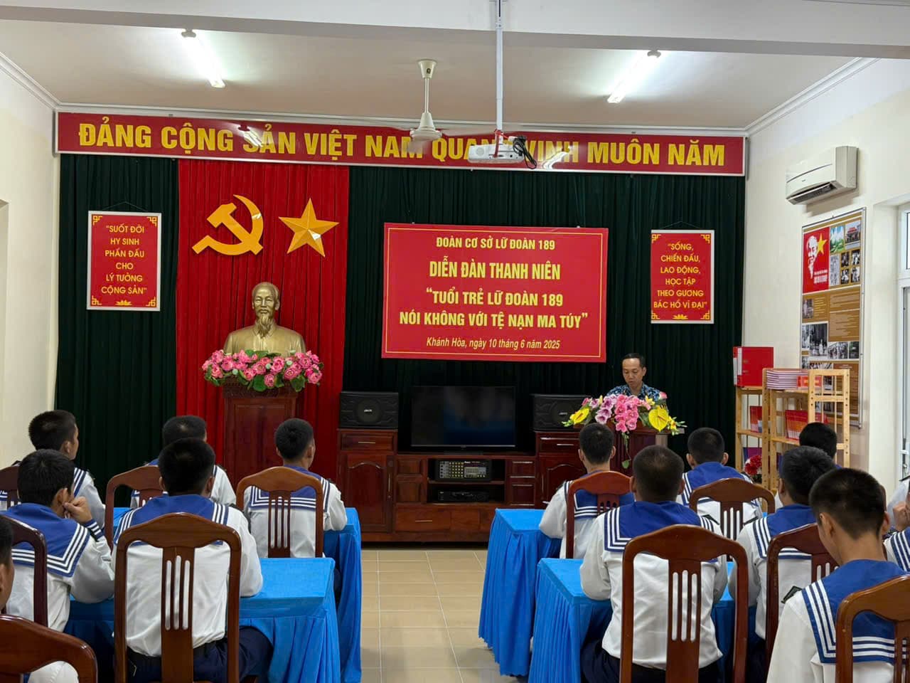 Diễn đàn thanh niên “Tuổi trẻ Lữ đoàn 189 nói không với ma túy”