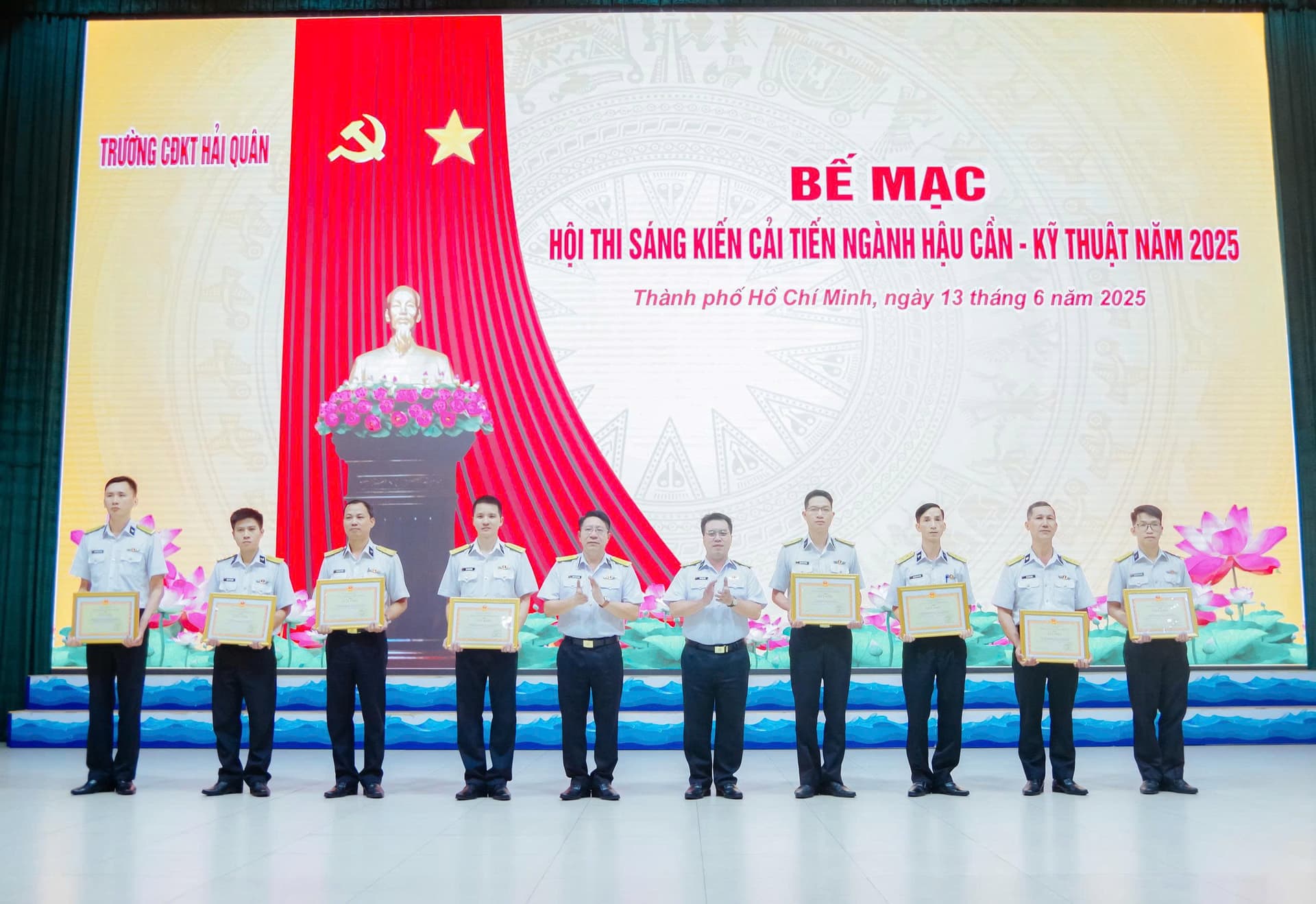 Trường Cao đẳng Kỹ thuật Hải quân bế mạc Hội thi sáng kiến cải tiến ngành hậu cần - kỹ thuật năm 2025