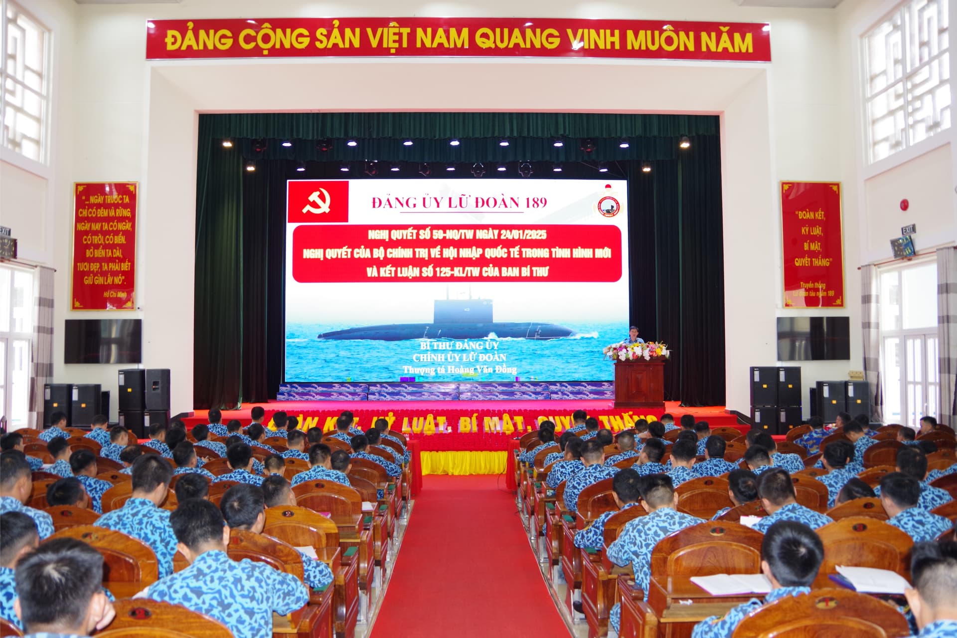 Lữ đoàn 189 quán triệt Nghị quyết số 59 và Kết luận số 125