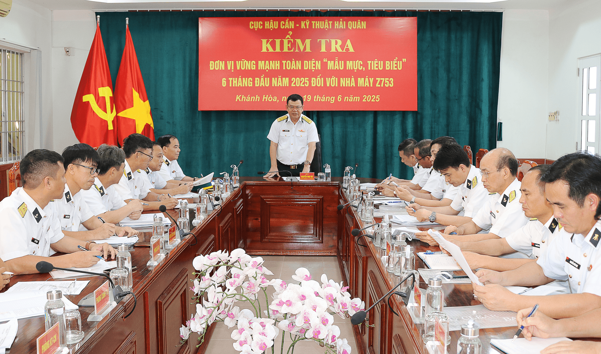 Kiểm tra công tác xây dựng đơn vị VMTD “mẫu mực, tiêu biểu” tại nhà máy Z753