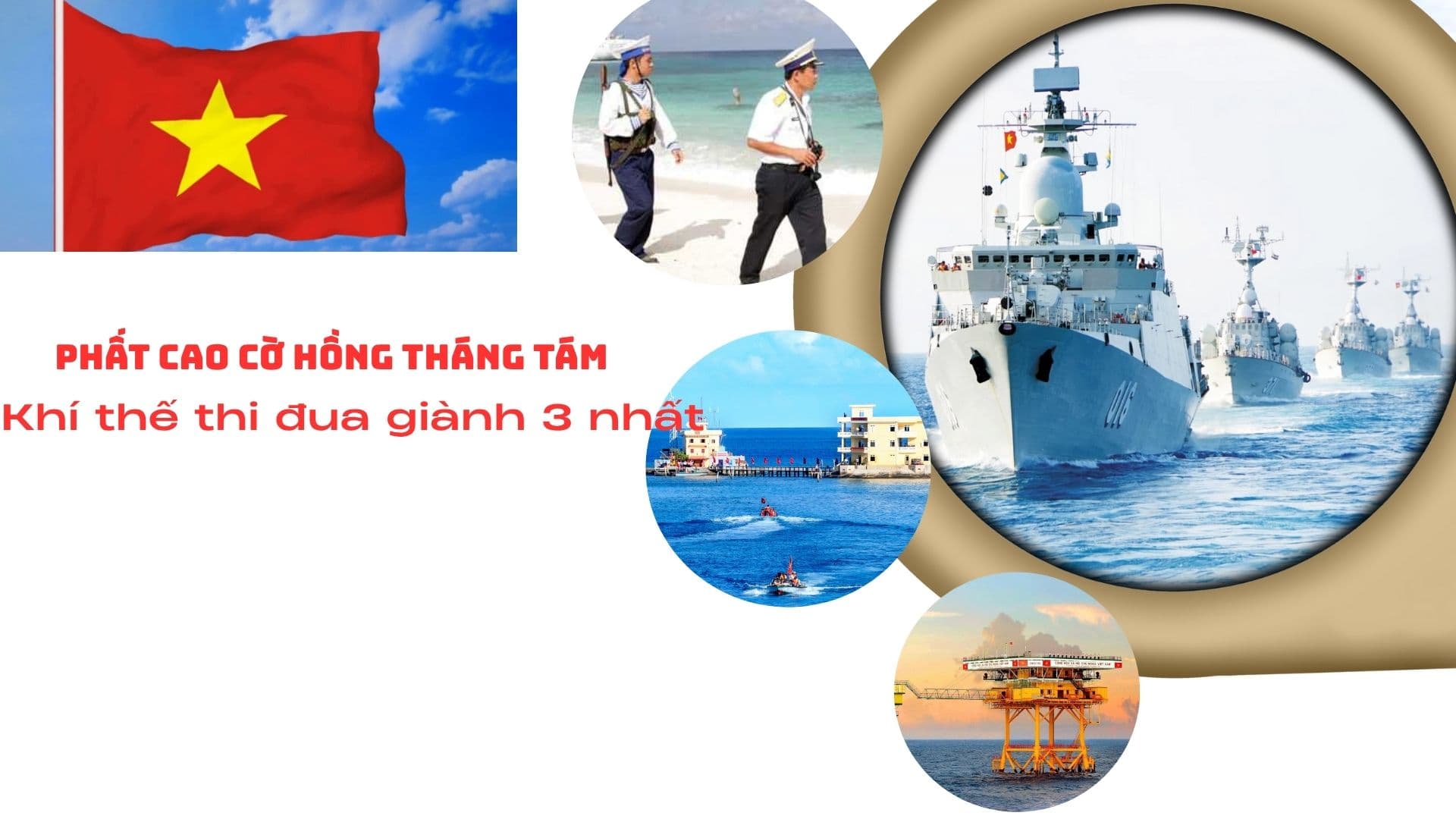 Phất cao cờ hồng tháng Tám – Khí thế thi đua giành 3 nhất