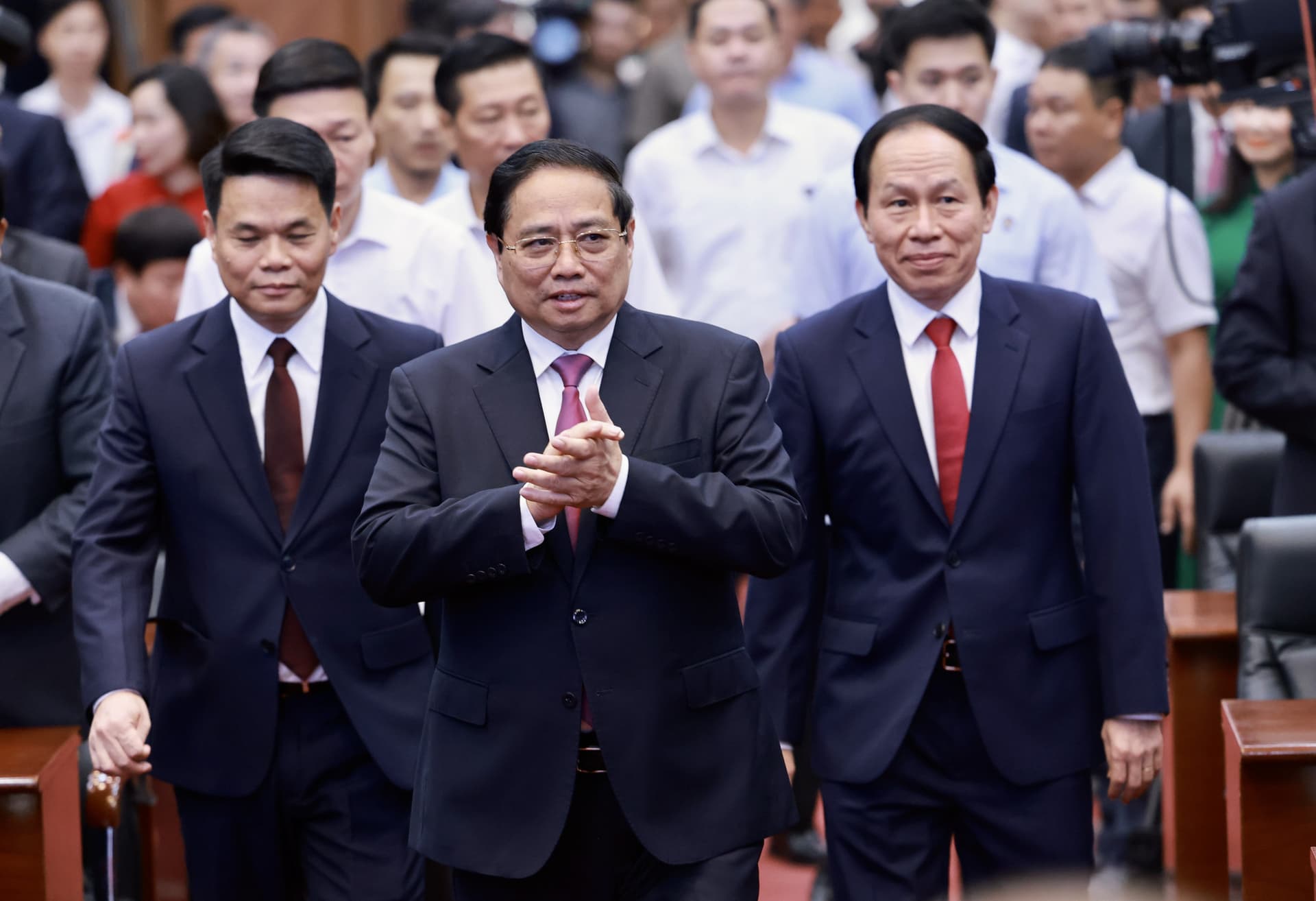 Lễ công bố Nghị quyết của Quốc hội về sáp nhập tỉnh, thành phố