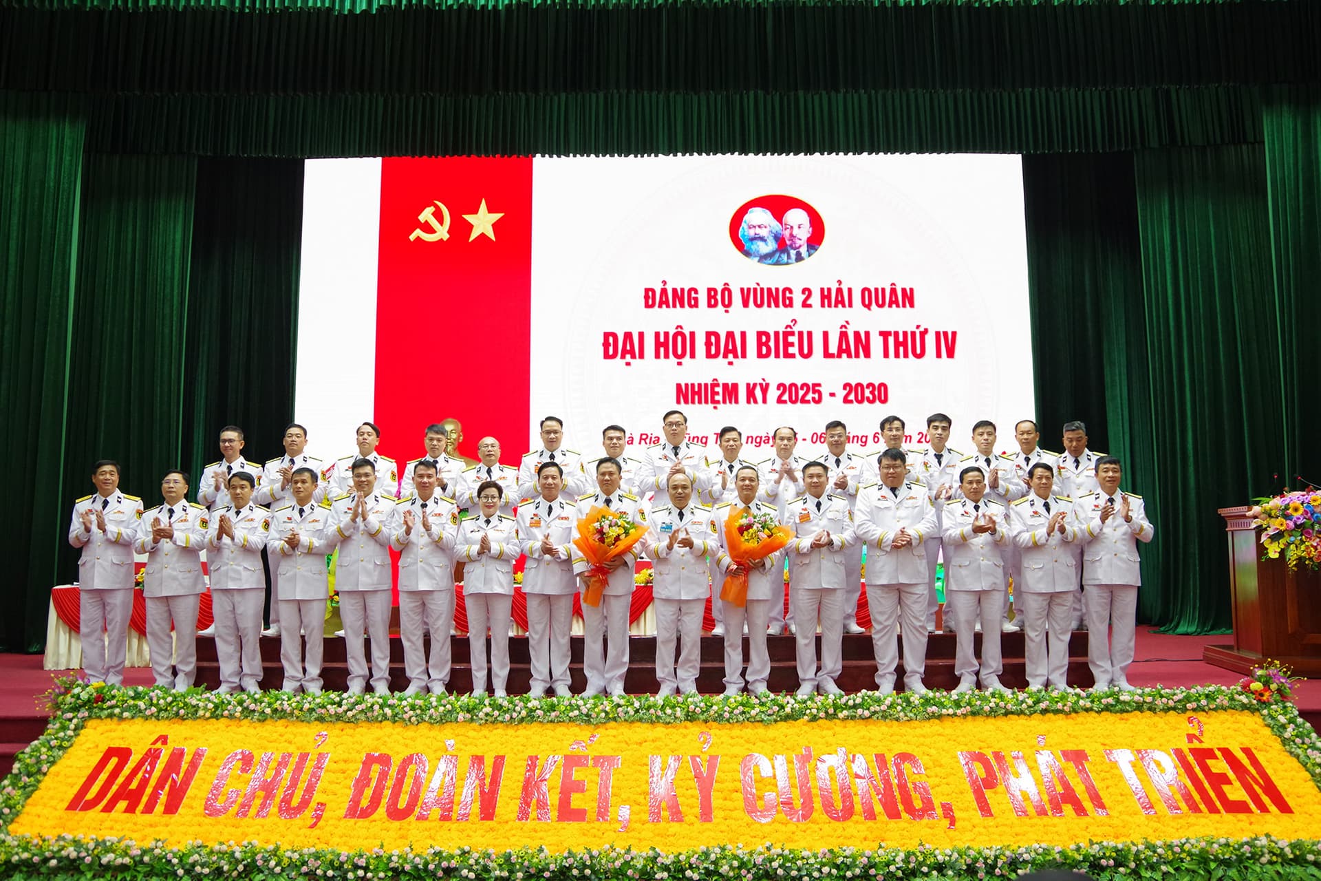 ĐẠI HỘI ĐẠI BIỂU ĐẢNG BỘ VÙNG 2 HẢI QUÂN LẦN THỨ IV NHIỆM KỲ 2025-2030