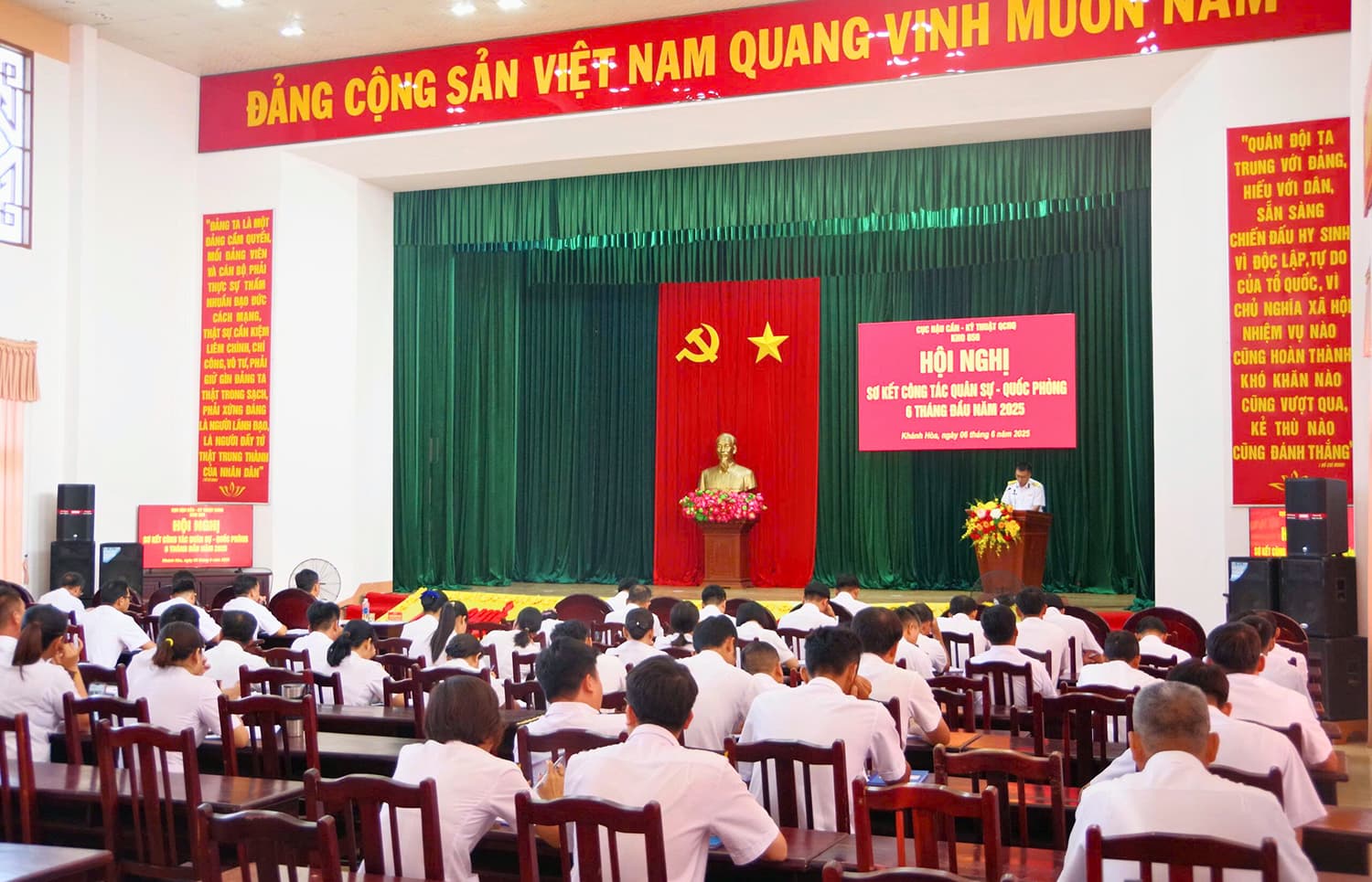 Kho 858: Sơ kết công tác quân sự-quốc phòng 6 tháng đầu năm 2025