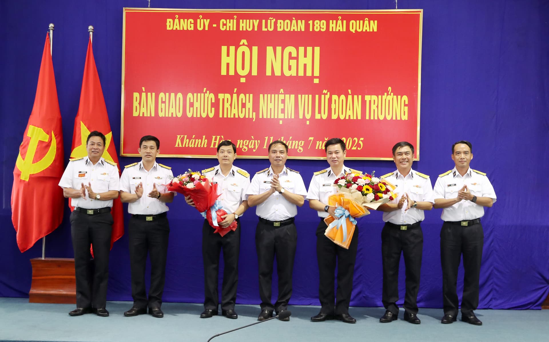 Bàn giao chức trách, nhiệm vụ Lữ đoàn trưởng Lữ đoàn Tàu ngầm 189