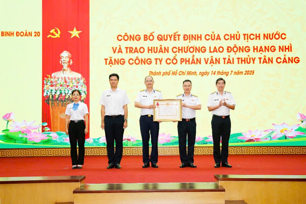 Binh đoàn 20 - Tổng công ty Tân cảng Sài Gòn phấn đấu hoàn thành xuất sắc các nhiệm vụ