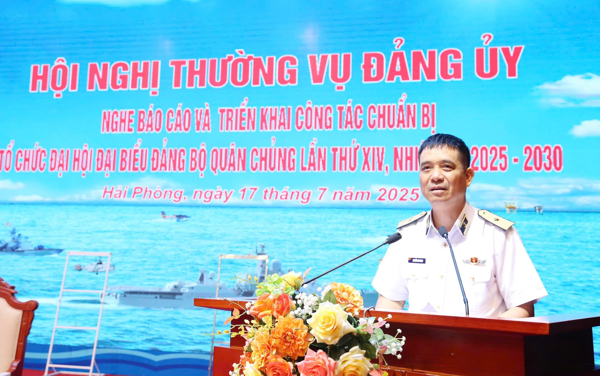 Chuẩn bị chu đáo để Đại hội đại biểu Quân chủng Hải quân lần thứ XIV thành công tốt đẹp