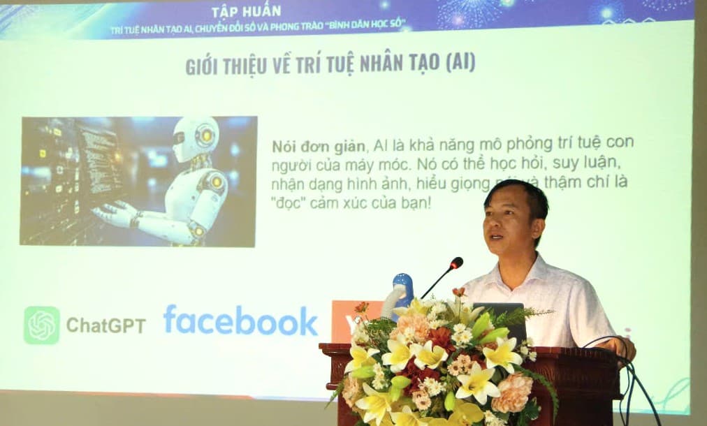 Hội nghị tập huấn về trí tuệ nhân tạo AI, chuyển đổi số