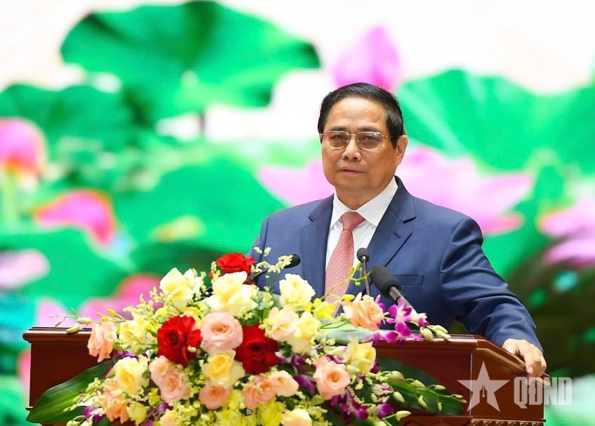 Phát biểu của Thủ tướng Phạm Minh Chính tại Hội nghị Quân chính toàn quân 6 tháng đầu năm 2025