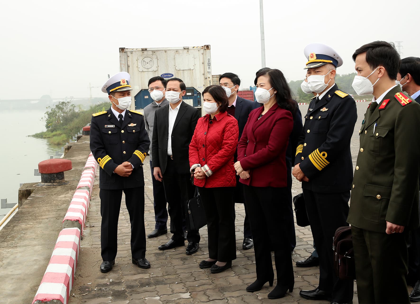 Lãnh đạo tỉnh Bắc Ninh thăm và làm việc tại ICD Tân cảng Quế Võ