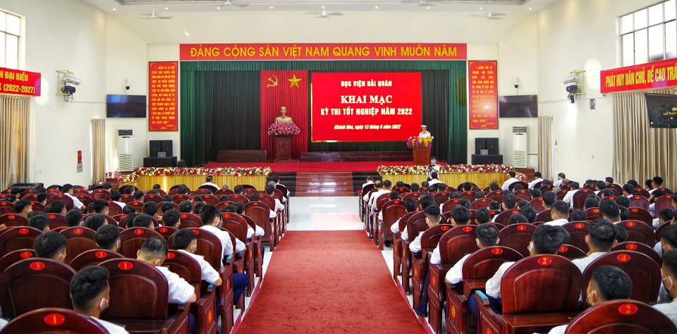 Học viện Hải quân: Khai mạc kỳ thi tốt nghiệp năm 2022