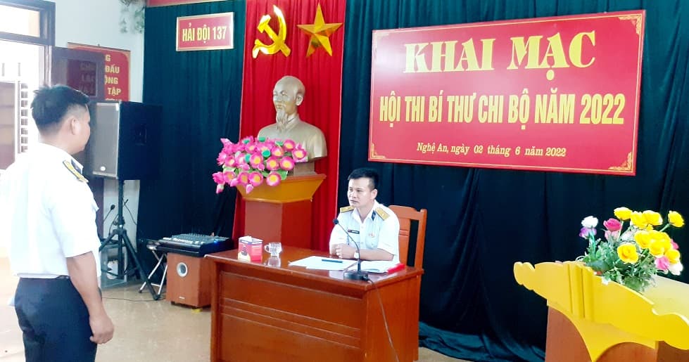 Hải đội 137: Hội thi bí thư chi bộ năm 2022